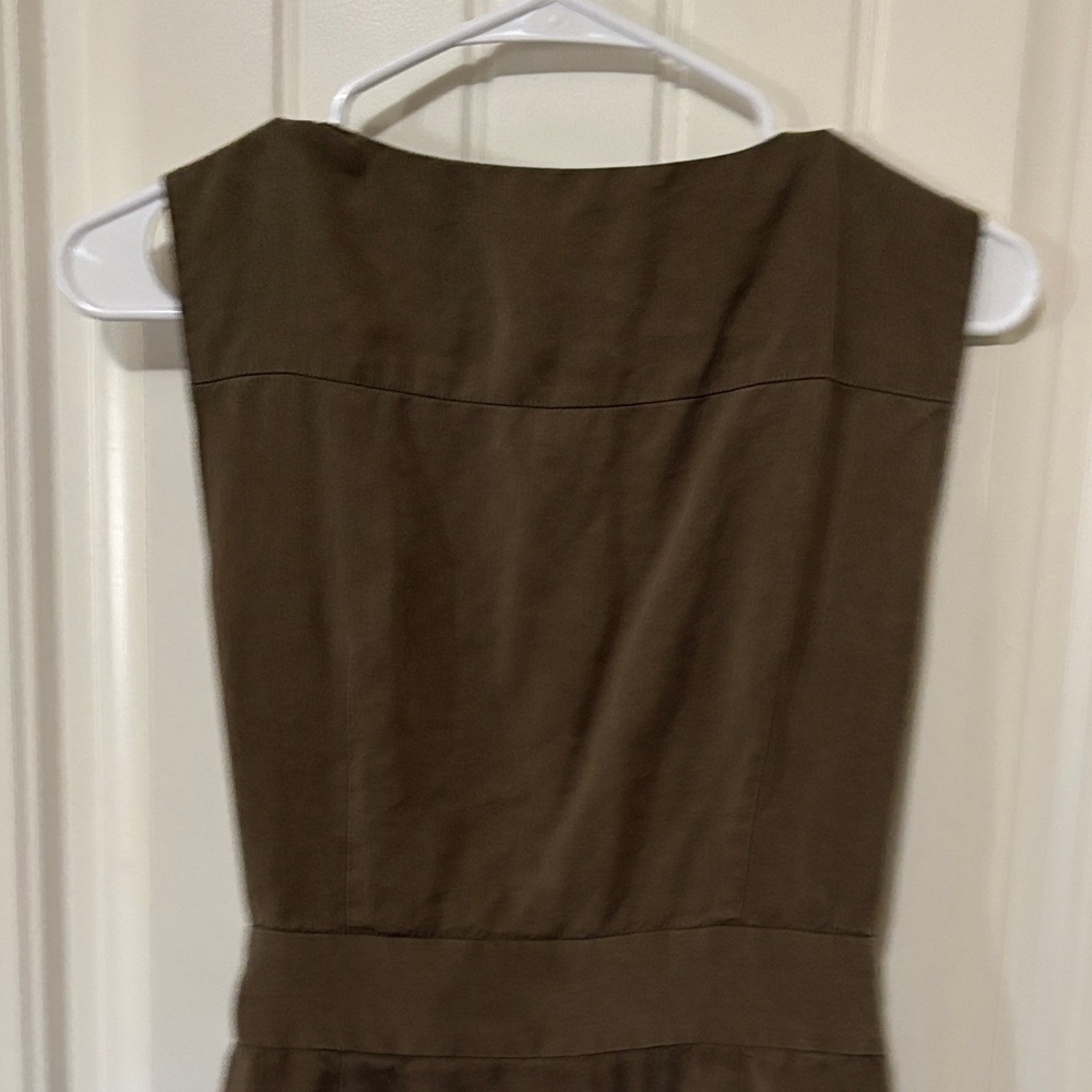 Banana‎ Republic sage green wrap dress - Picture 7 of 9